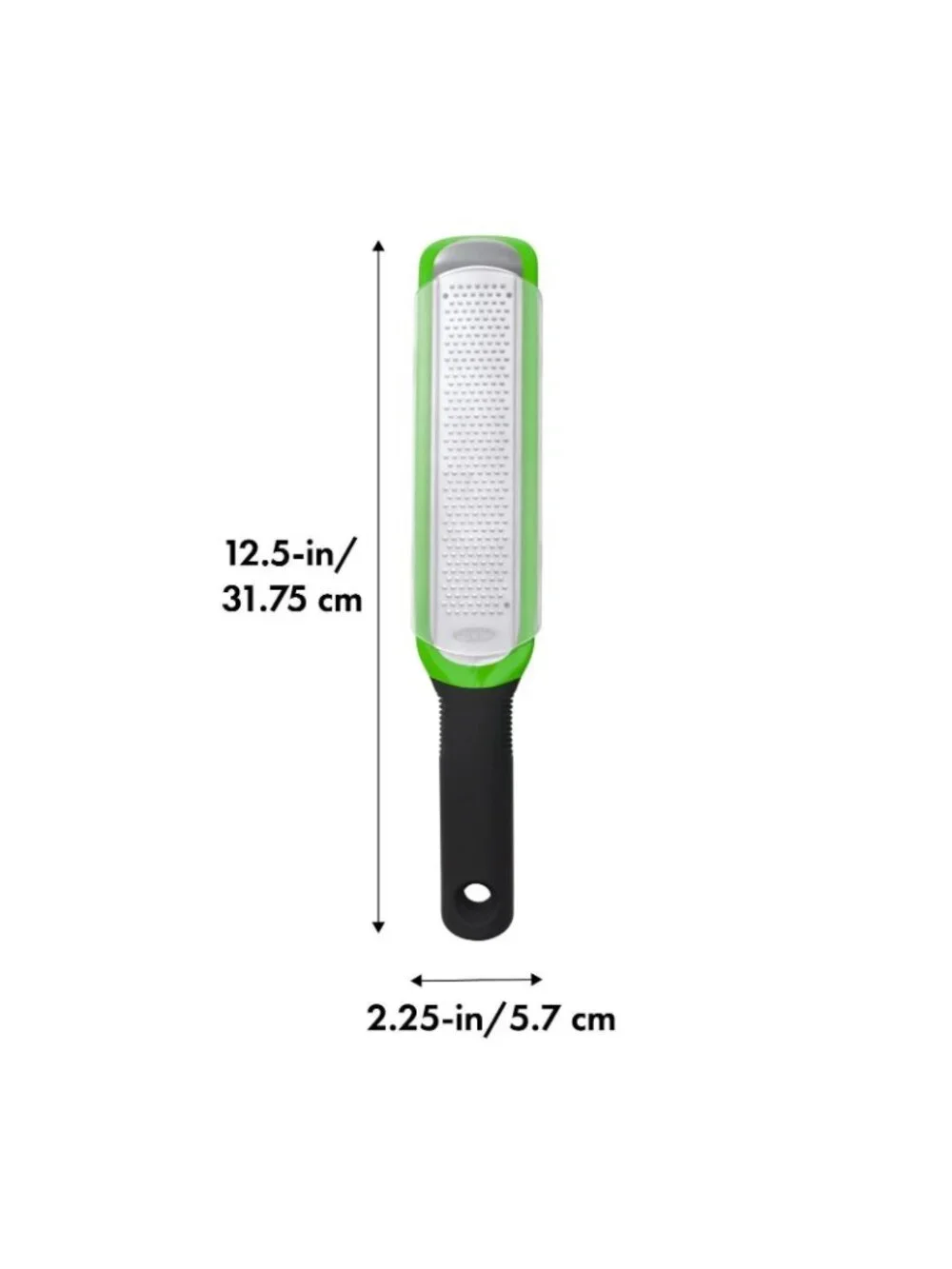 OXO Softworks Stainless Steel Zester Grater Citrus Cheese with Snap-On Cover